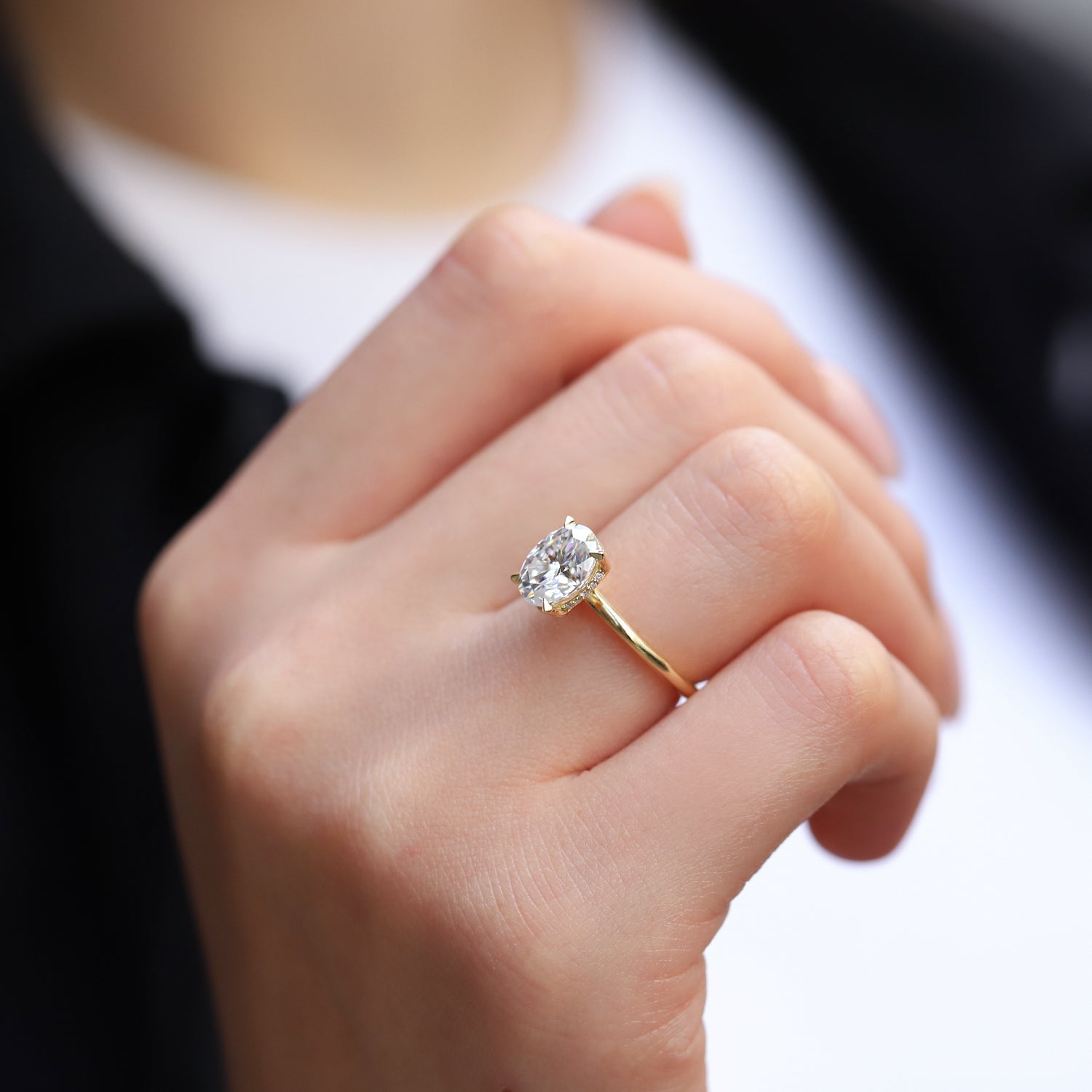 2.05 Carat G SI2 GIA Certified Oval Solitaire Ring
