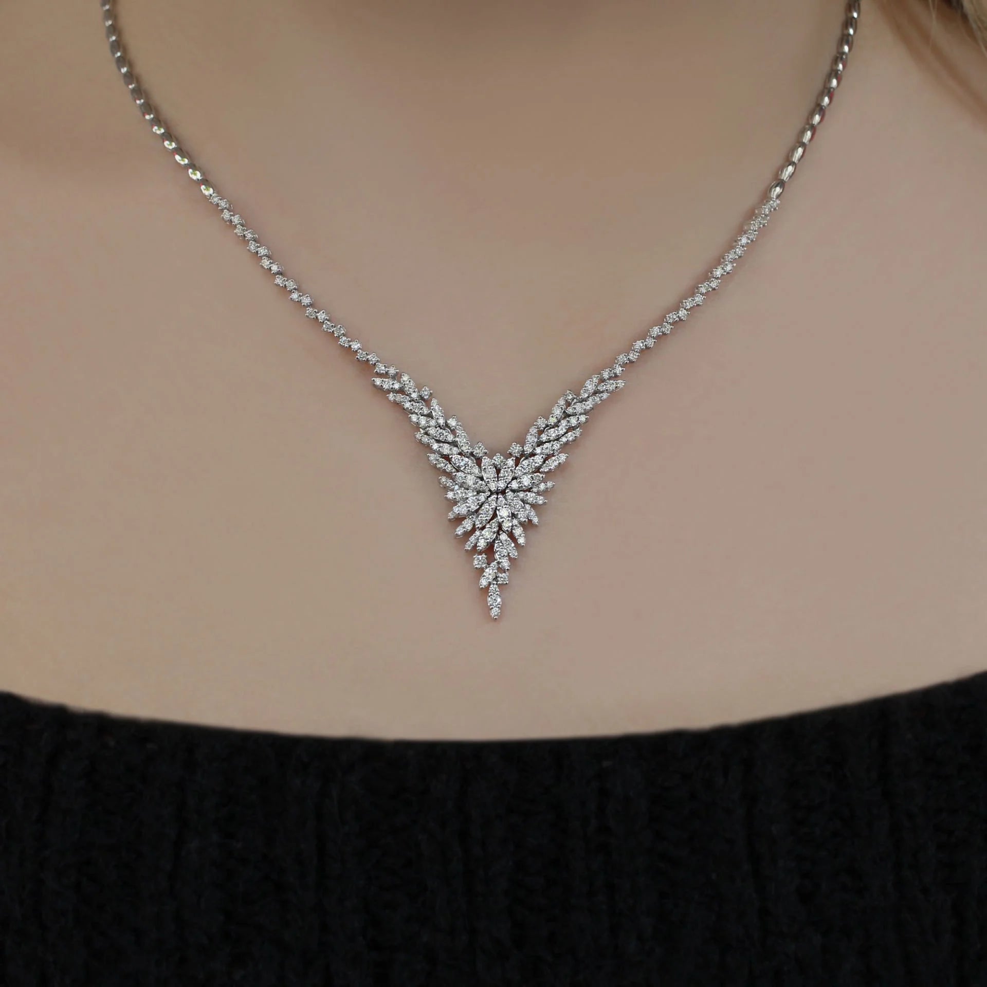 2.50 Carat Custom Design Necklace