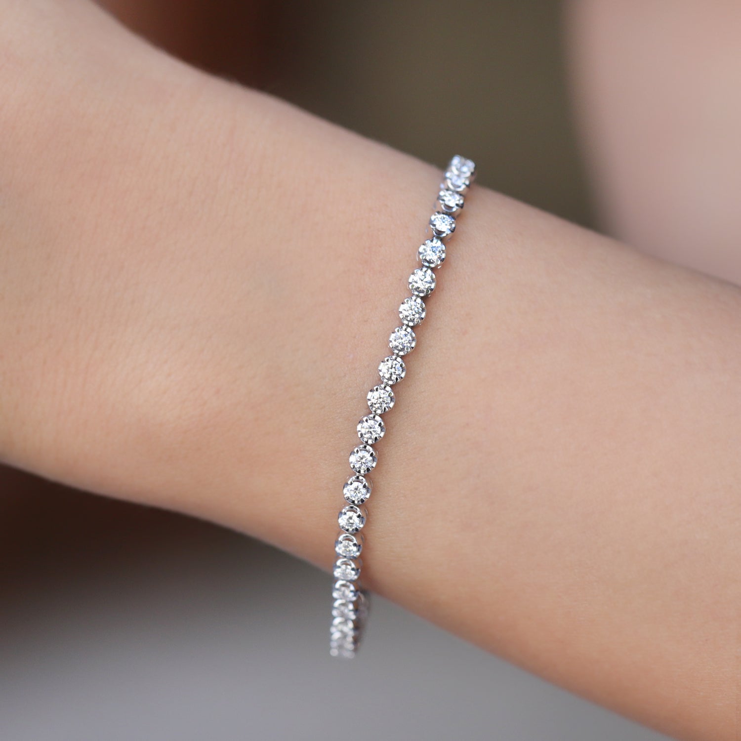8,50 Karat Diamant-Tennis-Set
