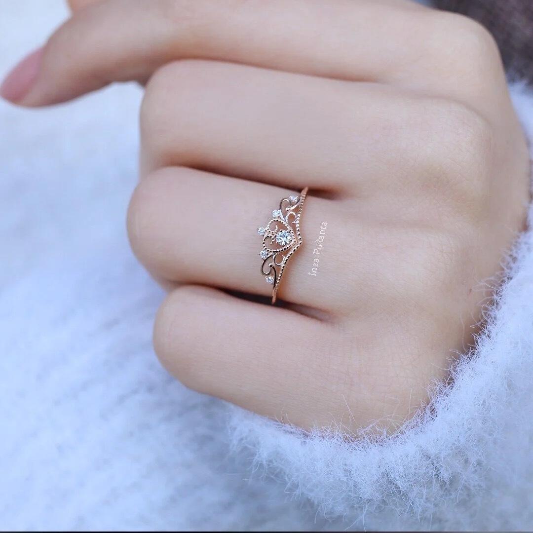 0.07 Carat Custom Design Diamond Ring