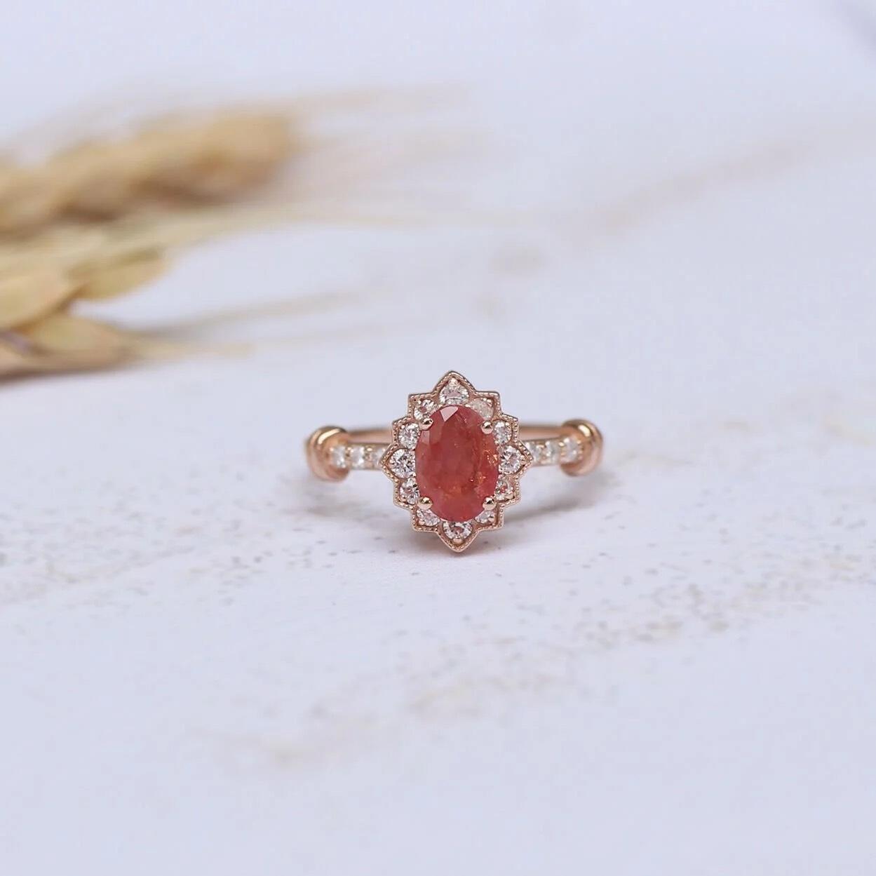 Custom Design Venice Tourmaline & Diamond Ring