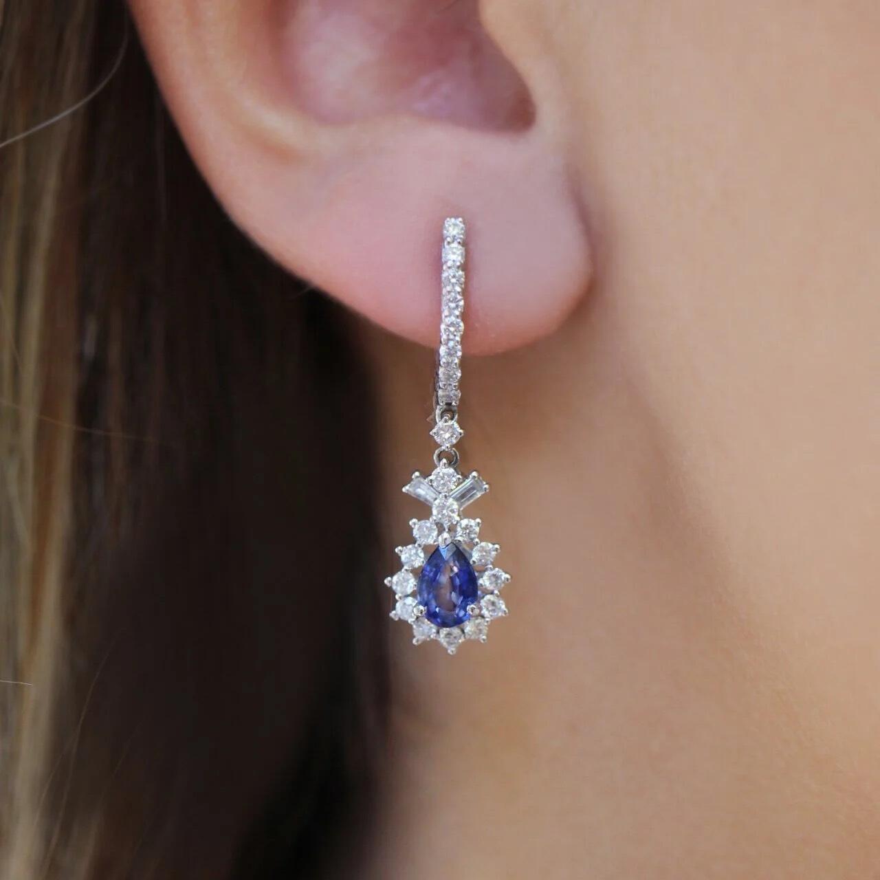 Design Sapphire & Diamond Earrings
