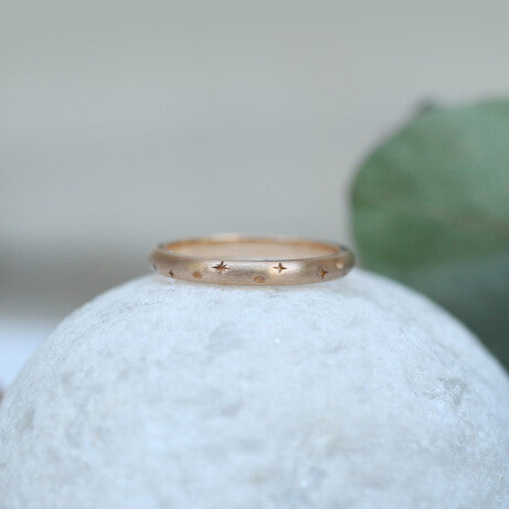 14 Karat Gold Vintage Design Selius Wedding Ring