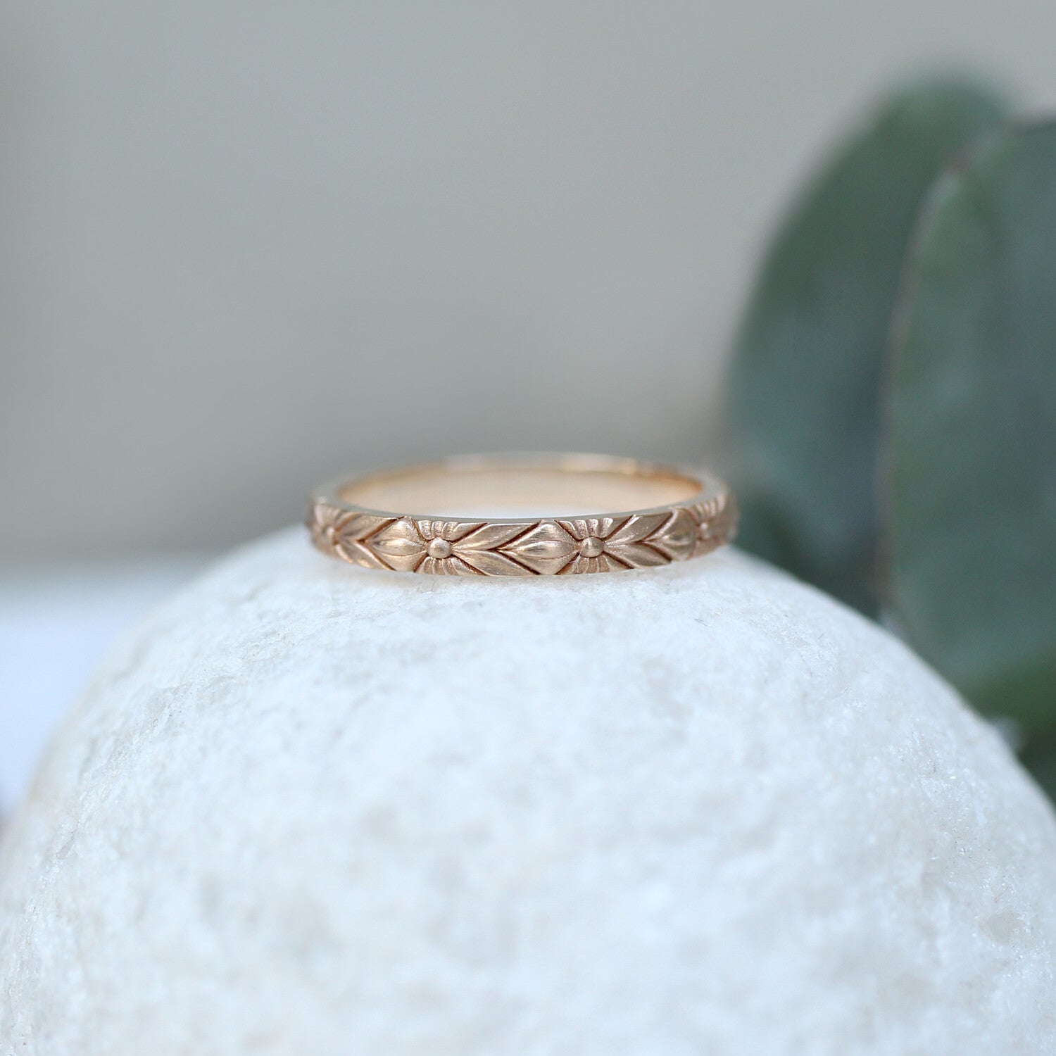 14 Karat Gold Vintage Design Siena Wedding Ring